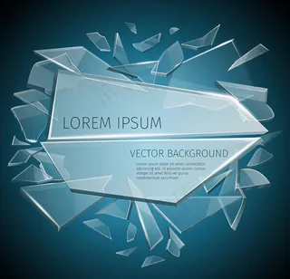 破碎的玻璃背景