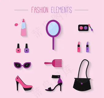 女性配饰图标,免抠元素