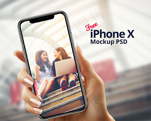 iPhoneX样机(2500X2008(DPI:300))psd模版下载