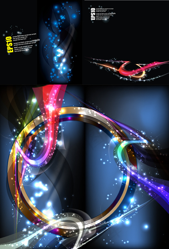 播撒光点背景,背景元素