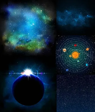 太阳系九大行星