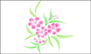 手绘小花朵分层psd素材