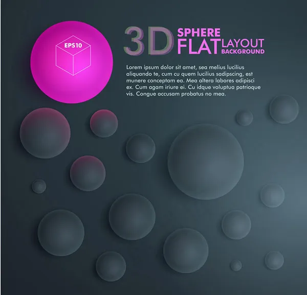 3D圆形背景eps,ai矢量模版下载