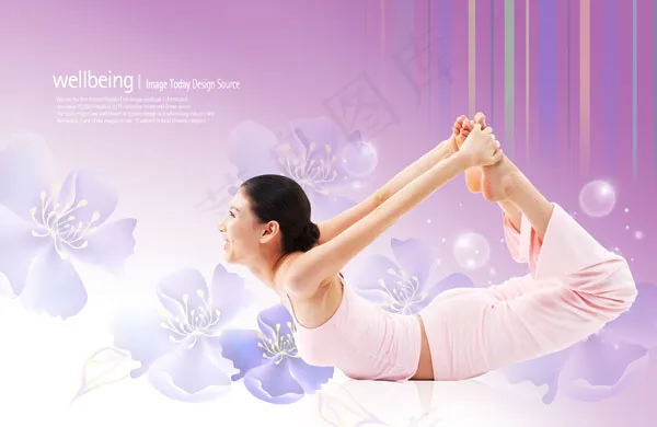 美女瑜珈3(4000X2600(DPI:300))psd模版下载