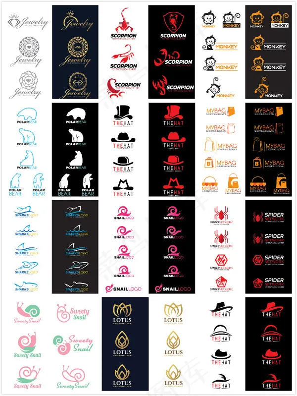 企业LOGO设计(800X800)eps,ai矢量模版下载