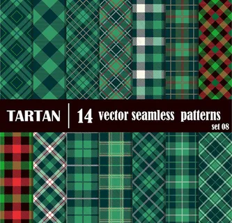 绿色格子呢背景