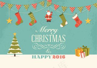 圣诞节挂饰贺卡