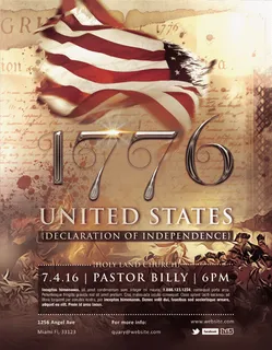 美国独立日海报