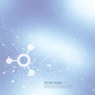 分子结构线条背景 分子结构线条背景