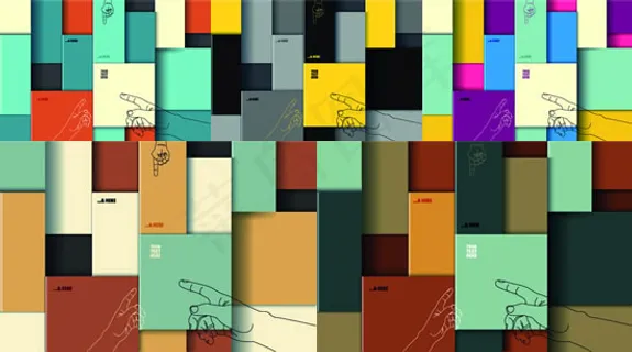 方块拼叠背景 方块拼叠背景