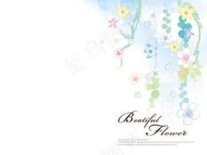 花朵花藤插画