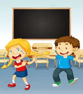 玩耍打闹的儿童