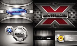 金属科技质感背景,背景元素