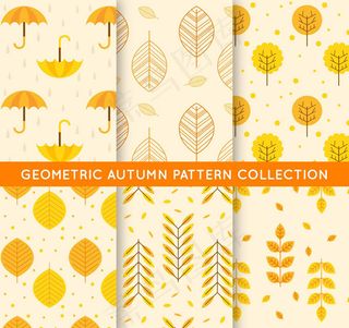 秋季元素无缝背景