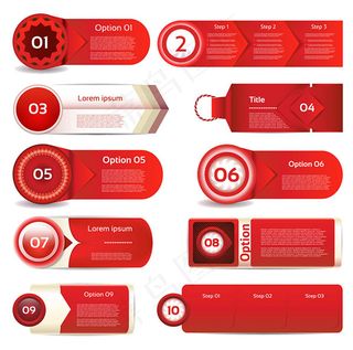 简洁标签标贴,免抠元素