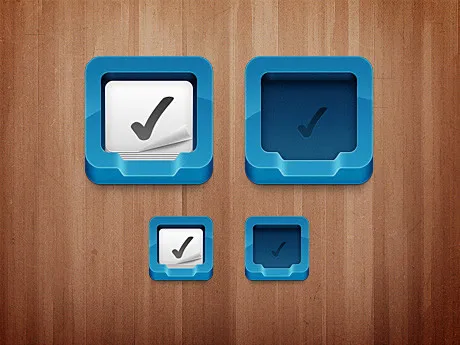 网页站勾选图标,免抠元素psd模版下载