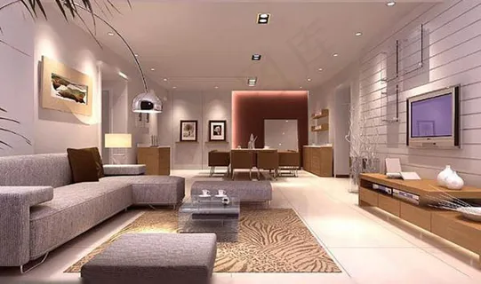 客厅模型 客厅模型