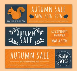 秋季促销banner