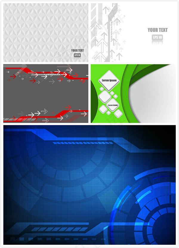 箭头抽象背景eps,ai矢量模版下载