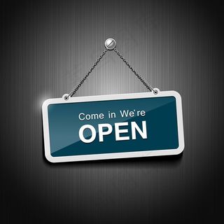 开门营业挂牌