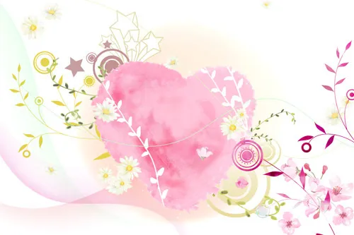 韩风时尚花纹5(4000X2667(DPI:300))psd模版下载