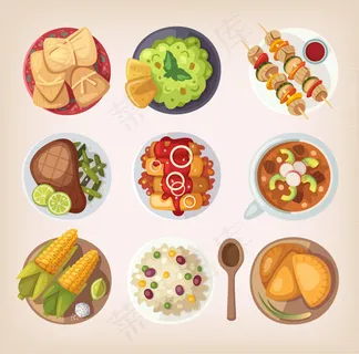 9款卡通食物 9款卡通食物