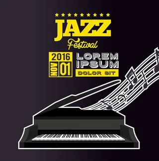 爵士乐音乐节海报