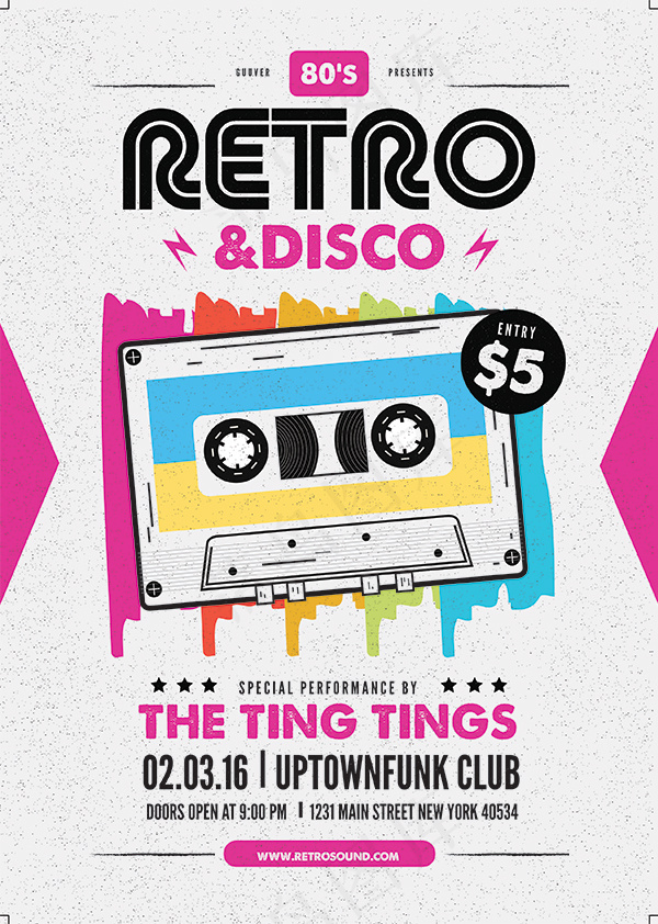 酒吧音乐派对海报