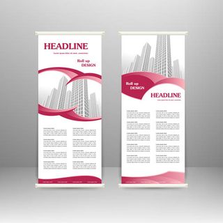 时尚简约风展架