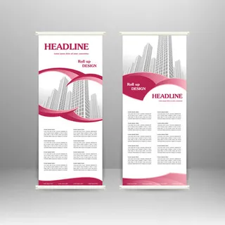 时尚简约风展架