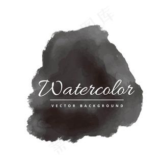 水墨元素抽象背景