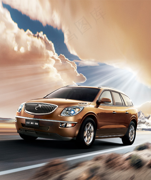 别克昂科雷商务车,背景元素