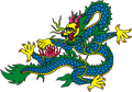 矢量彩色龙纹_33ai矢量模版下载