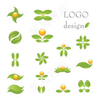 绿叶主题logo