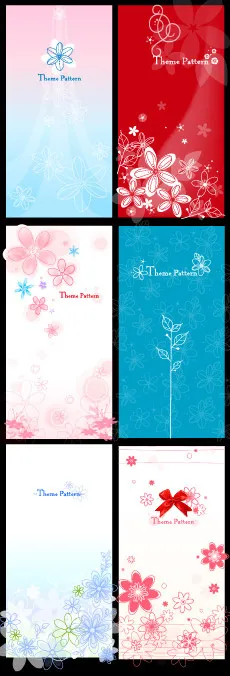 时尚花纹BANNER-1ai矢量模版下载