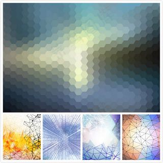 炫彩几何元素背景