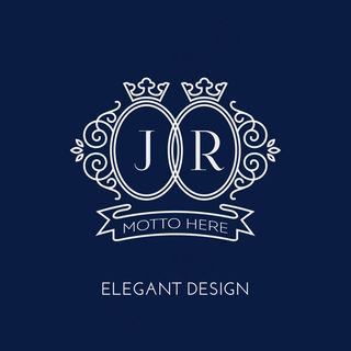 简约字母花纹边框