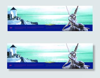 欧洲雕塑海岸风