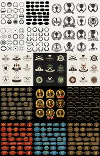 精美标签设计,免抠元素