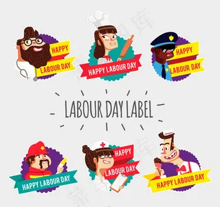 劳动节人物标签