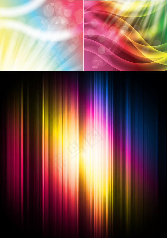 光影变幻背景,背景元素