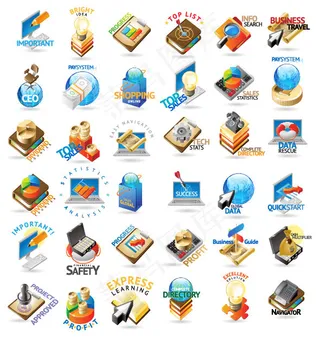 金融类图标矢量,免抠元素