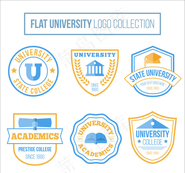 大学标志矢量