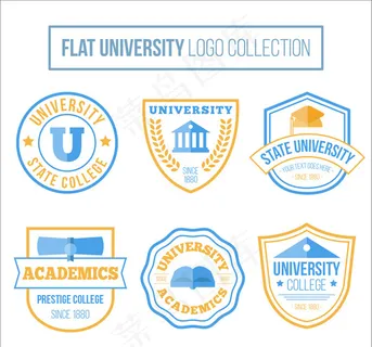大学标志矢量