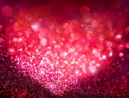 光斑爱心背景 光斑爱心背景