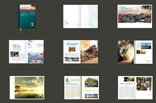 房地产宣传画册psd模版下载