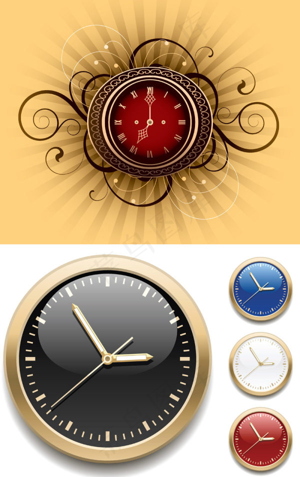 钟表矢量