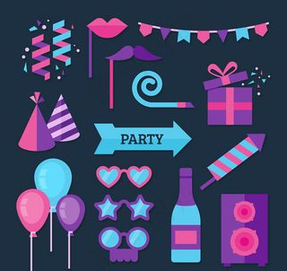 节日派对元素