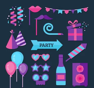 节日派对元素