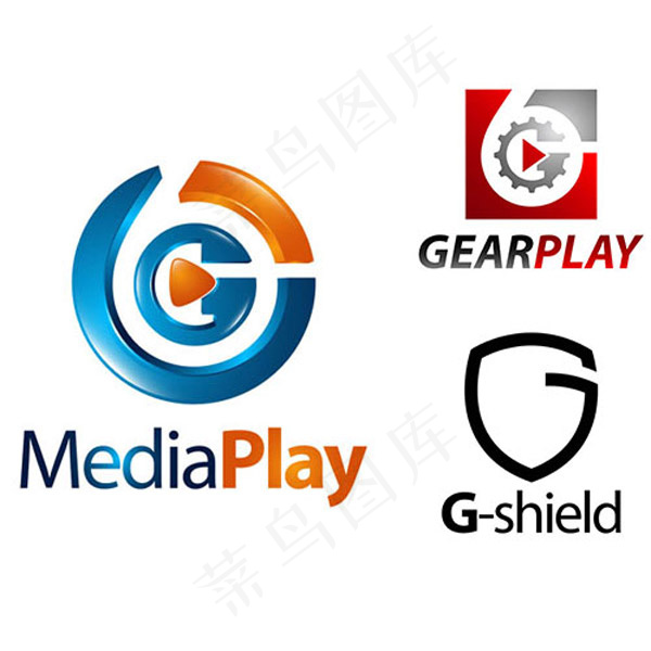 播放器标志矢量